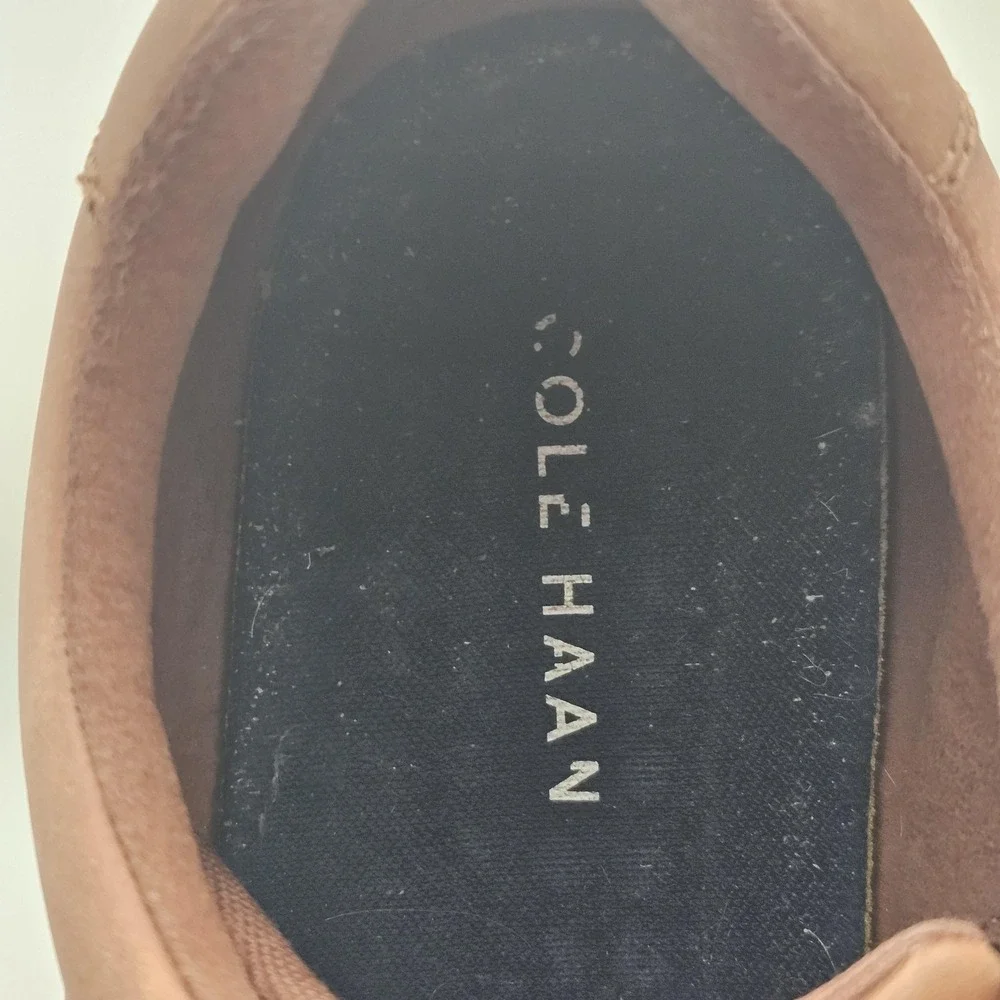 Cole Haan Grand.OS Shoes Mens Size 10.5 Brown Leather‎ Lace Up Casual Sneakers